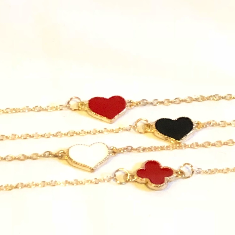 HotNew BijouxLuck8 Infinity Clover Heart Bracelets